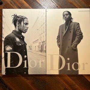 Dior x A$AP Rocky Men’s Campaign Posters (Set of 2) – 30x20 Canvas Prints